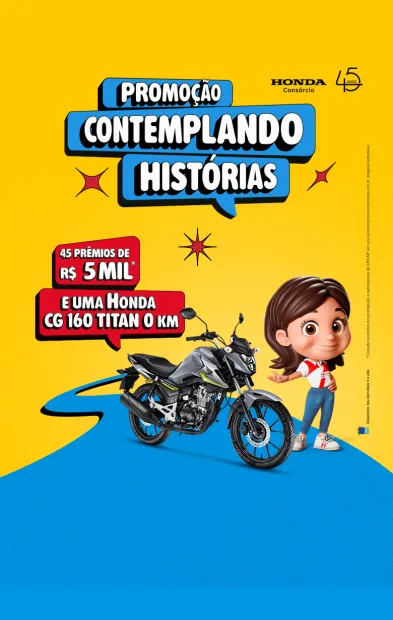 Promoção Contemplando Histórias - Mobile